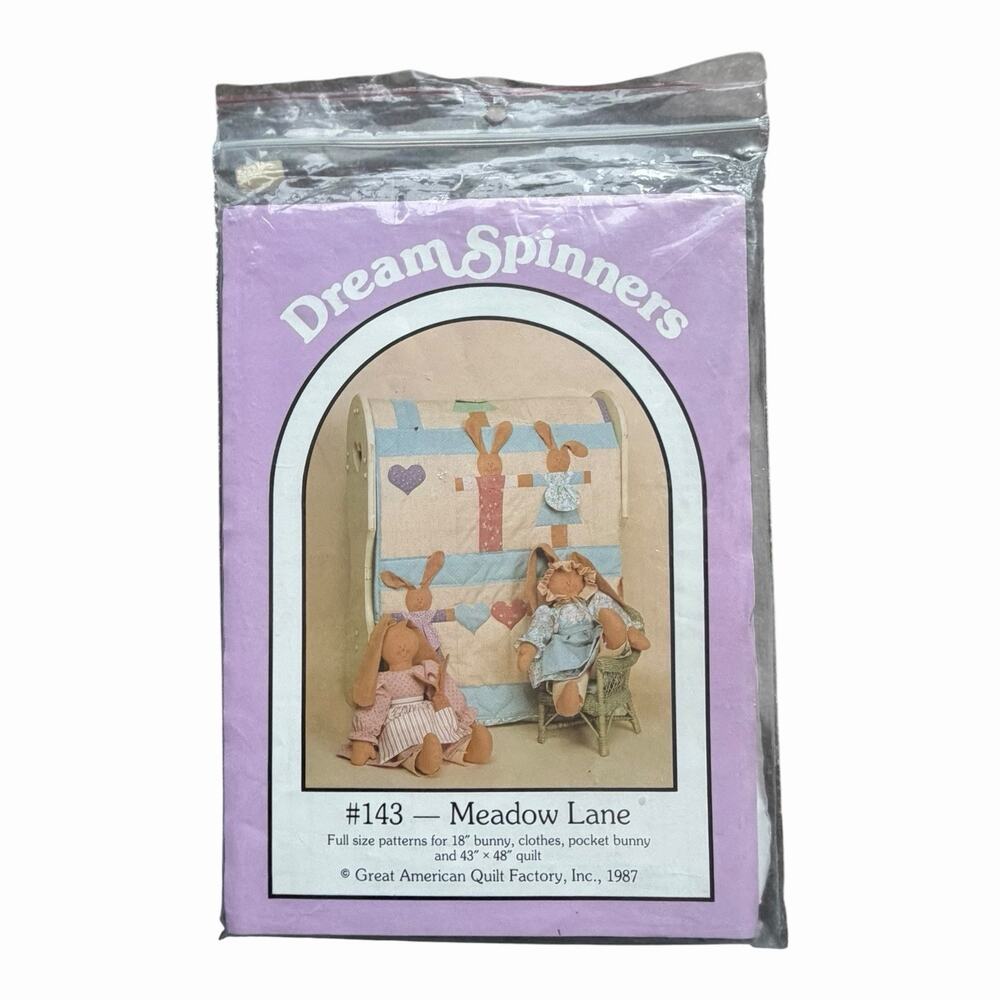 Vintage Cross Stitch Pattern & Kit Bundle Rainy Day Stitchworks Dimensions - Picture 2 of 14